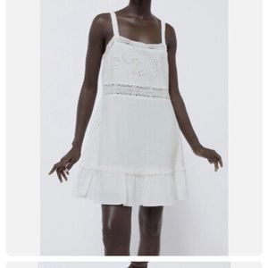 White summer dress S